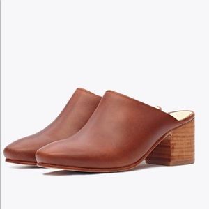 Nisolo Paloma mule brandy-7